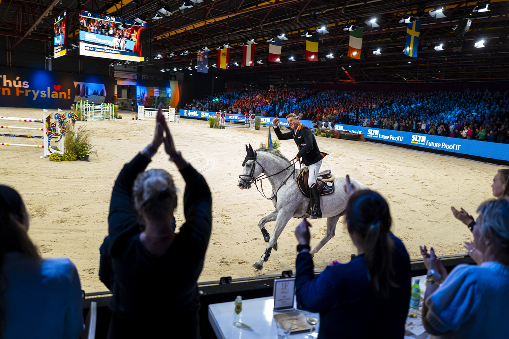 Jeroen Dubbeldam (NED) - Gisborne VDLIndoor Friesland 2023© DigiShots