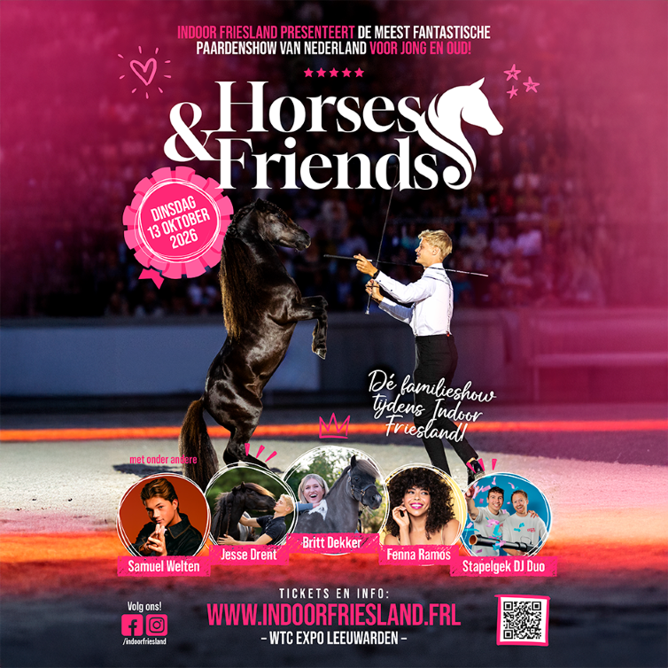 Horses&Friends poster vierkant web