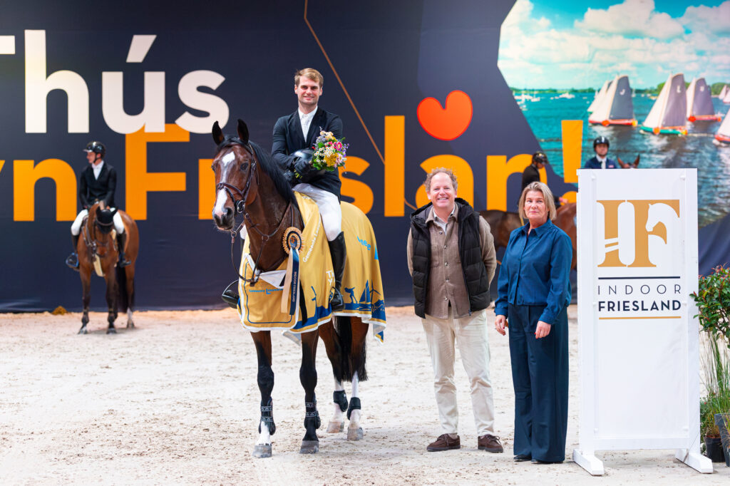 Bas Moerings (NED) rides OvinioIndoor Friesland 2026© DigiShots