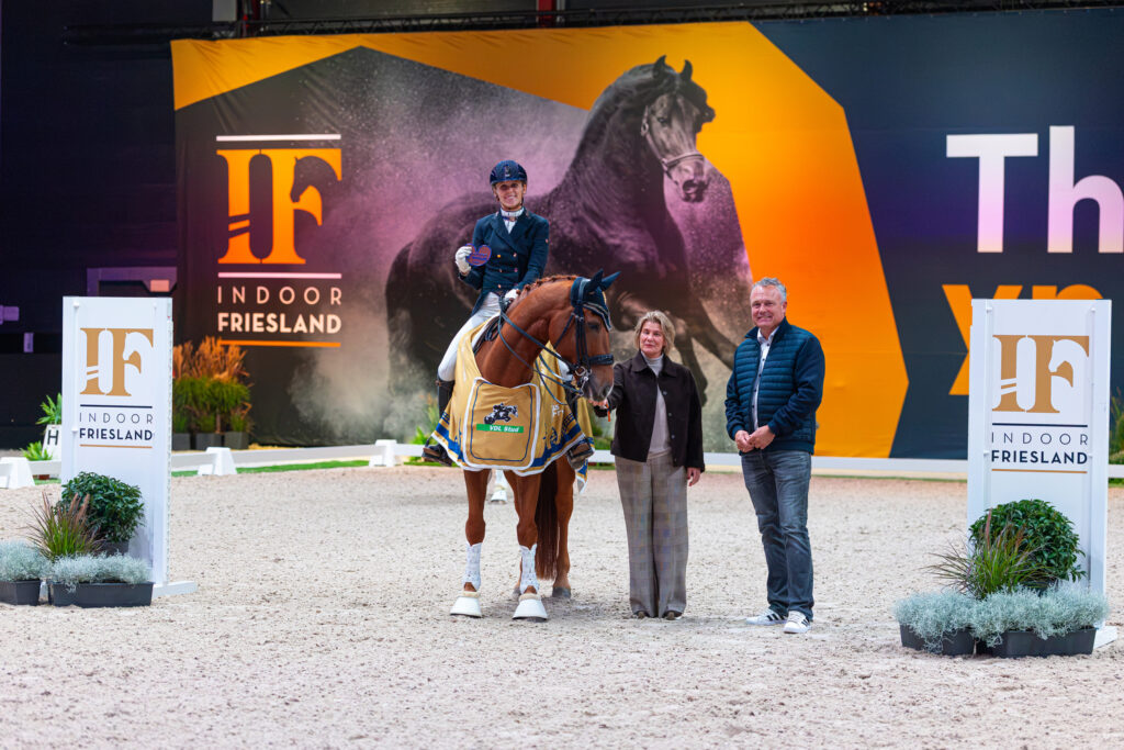 Christel Heuseveldt () riding No Secret SWIndoor Friesland 2026© DigiShots