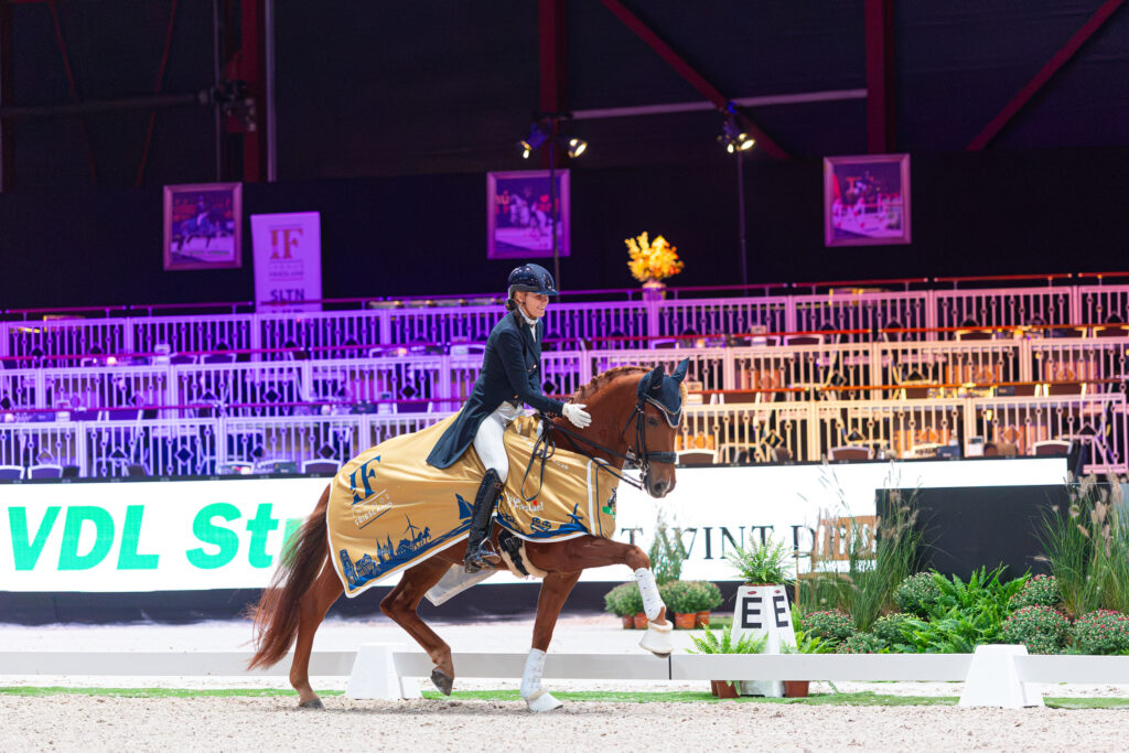 Christel Heuseveldt () riding No Secret SWIndoor Friesland 2026© DigiShots