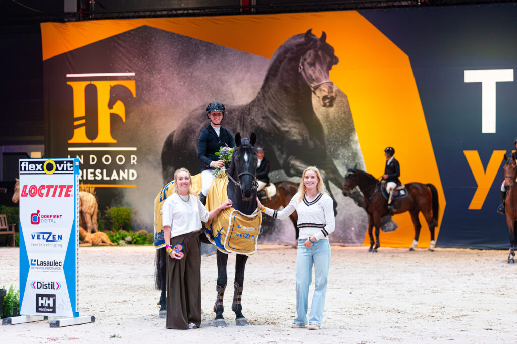Sanne Thijssen (NED) rides JovialityIndoor Friesland 2026© DigiShots